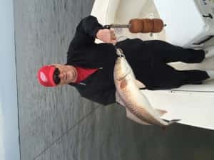 Before the storm we whacked the redfish